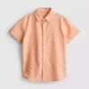 7-15 anos | camisa oxford de manga curta