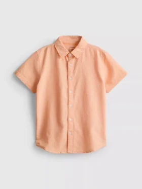 7-15 anos | camisa oxford de manga curta