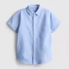 7-15 anos | camisa oxford de manga curta