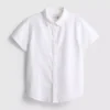 7-15 anos | camisa oxford de manga curta