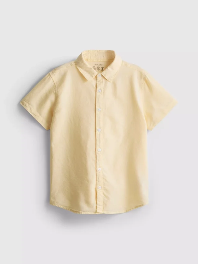 7-15 anos | camisa oxford de manga curta
