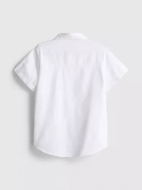 7-15 anos | camisa oxford de manga curta