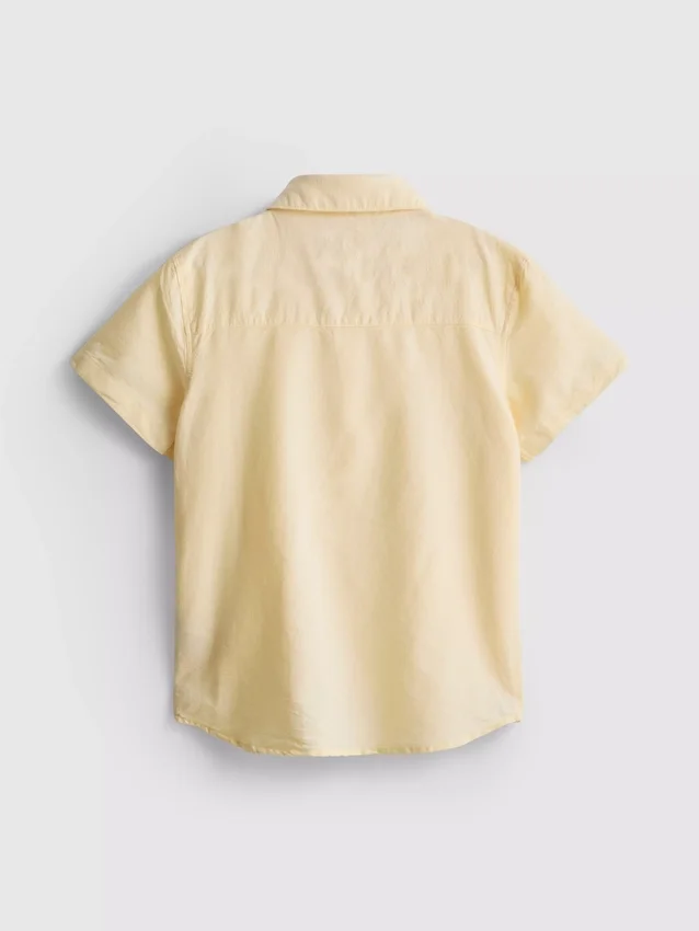 7-15 anos | camisa oxford de manga curta