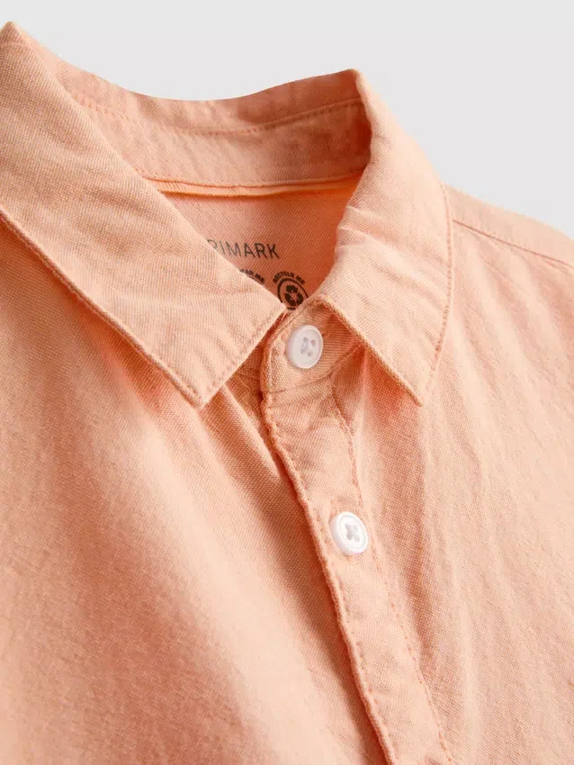 7-15 anos | camisa oxford de manga curta