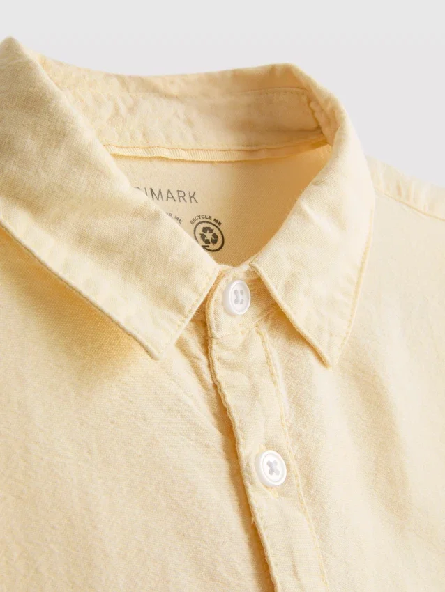 7-15 anos | camisa oxford de manga curta