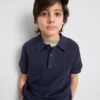 7-15 anos | camisa polo de malha