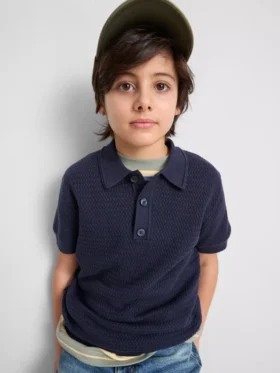 7-15 anos | camisa polo de malha
