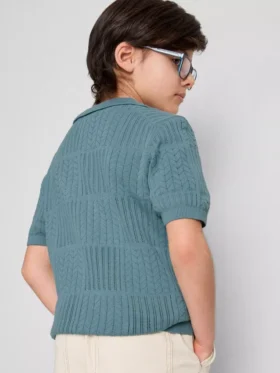 7-15 anos | camisa polo de malha