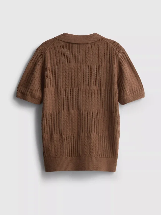 7-15 anos | camisa polo de malha