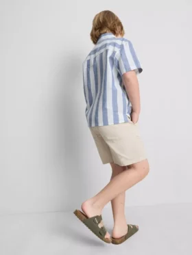 7-15 anos | camisa às riscas