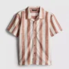 7-15 anos | camisa às riscas