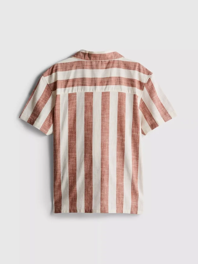7-15 anos | camisa às riscas