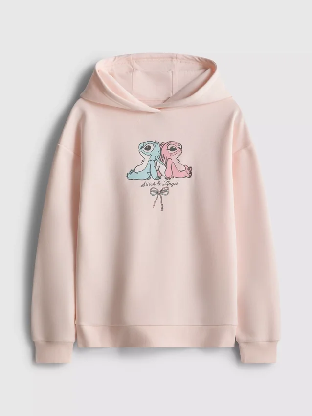 7-15 anos | Camisola com capuz do Stitch da Disney
