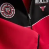 7-15 anos | Camisola com capuz e fecho de correr dos Chicago Bulls da NBA