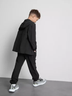 7-15 anos | Camisola com capuz e fecho de correr para desporto