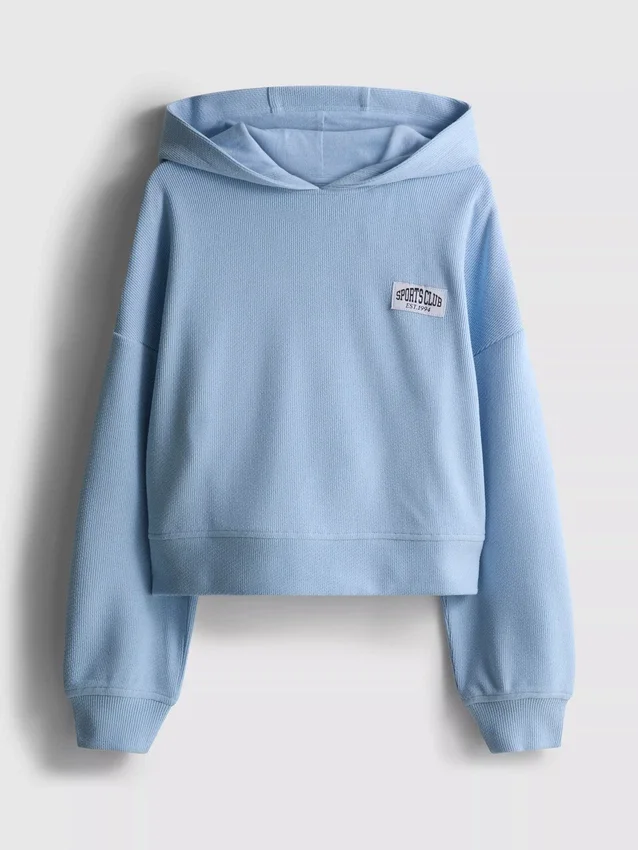 7-15 anos | camisola com capuz escovado