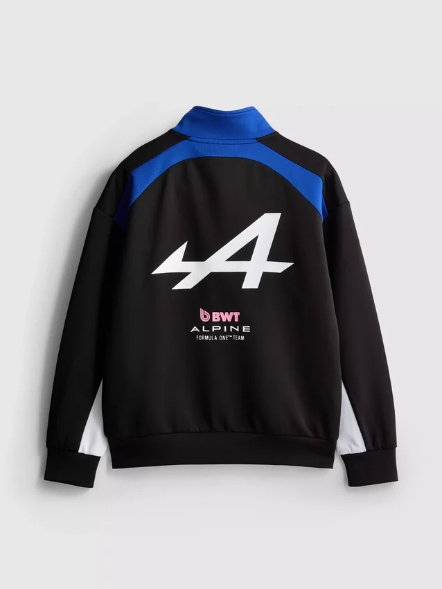 7-15 anos | Camisola com fecho de correr da equipa BWT Alpine Formula One