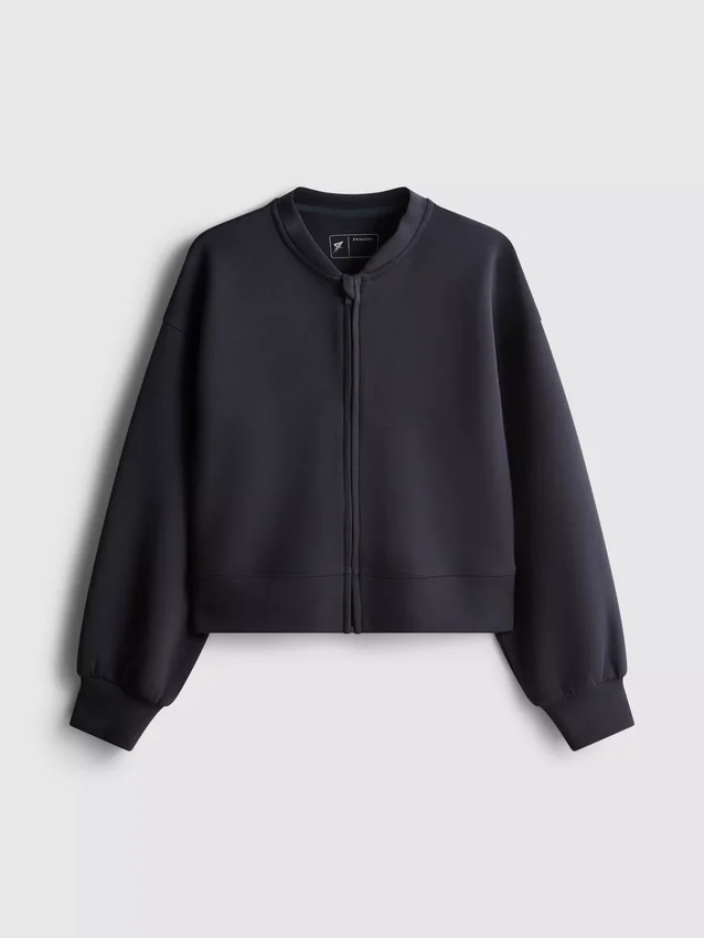 7-15 anos | camisola com fecho de correr para atividades desportivas