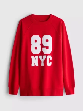 7-15 anos | Camisola com slogan «NYC»