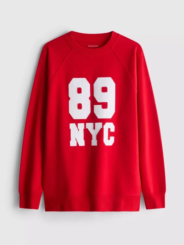 7-15 anos | Camisola com slogan «NYC»