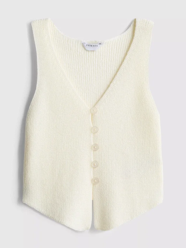 7-15 anos | Camisola de malha com decote em V