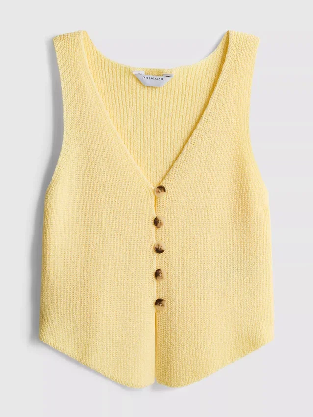 7-15 anos | Camisola de malha com decote em V