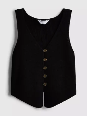 7-15 anos | Camisola de malha com decote em V