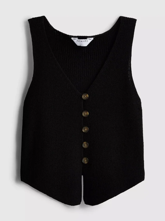 7-15 anos | Camisola de malha com decote em V
