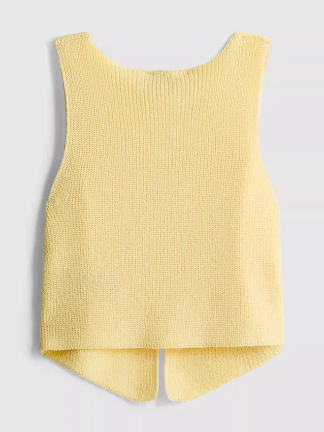 7-15 anos | Camisola de malha com decote em V