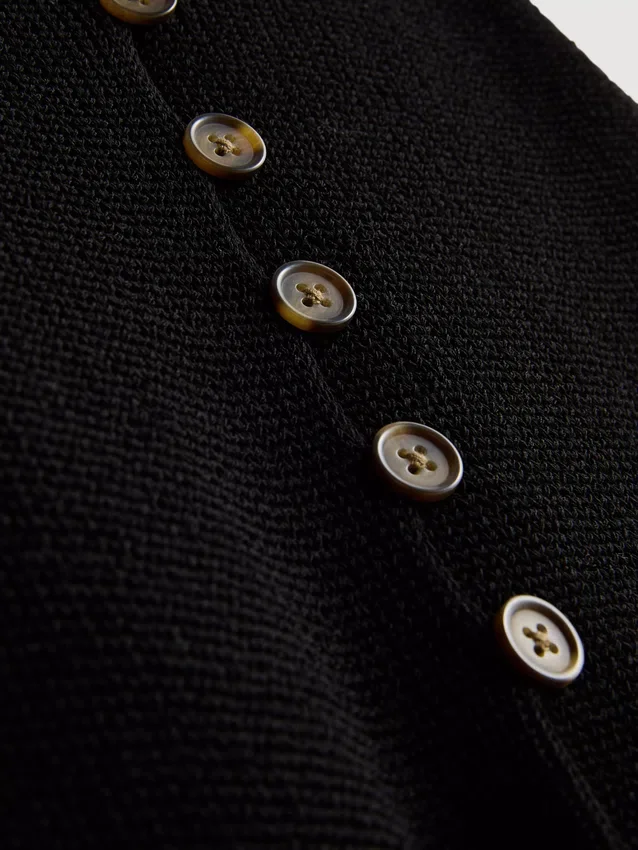 7-15 anos | Camisola de malha com decote em V