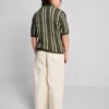 7-15 anos | camisola de malha às riscas