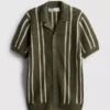 7-15 anos | camisola de malha às riscas