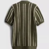 7-15 anos | camisola de malha às riscas