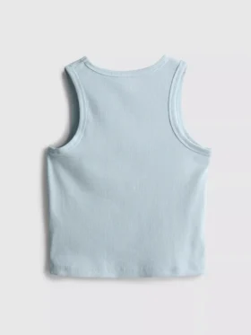 7-15 anos | camisola sem mangas com canelado