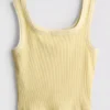 7-15 anos | camisola sem mangas com costura contrastante