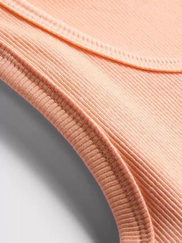 7-15 anos | camisola sem mangas com nervuras bordadas