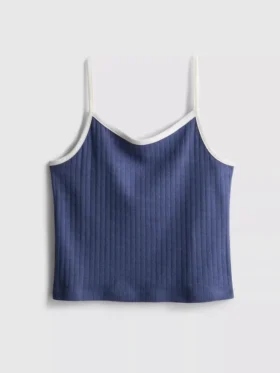 7-15 anos | camisola sem mangas com ponto-de-gaze