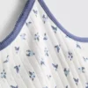 7-15 anos | camisola sem mangas com ponto-de-gaze