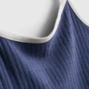 7-15 anos | camisola sem mangas com ponto-de-gaze