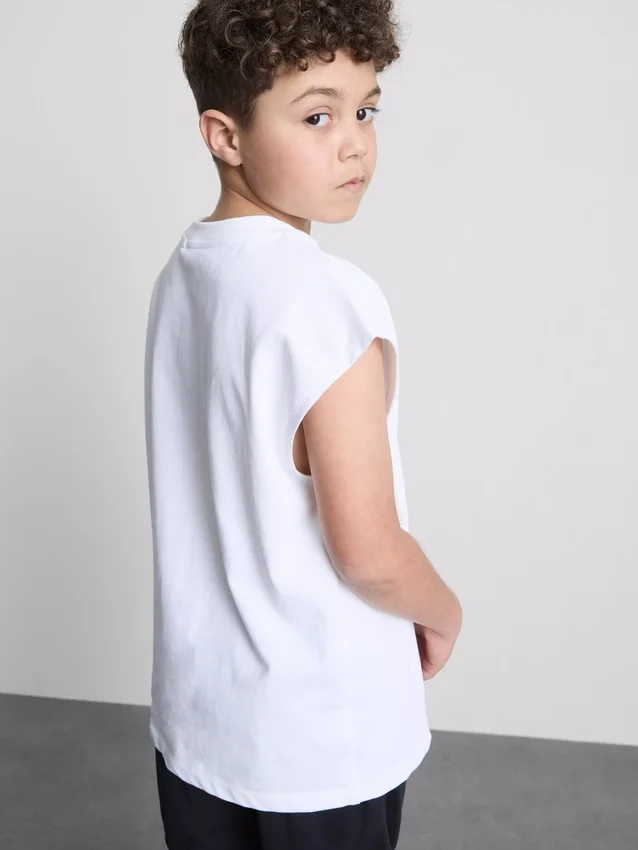 7-15 anos | camisola sem mangas desportiva