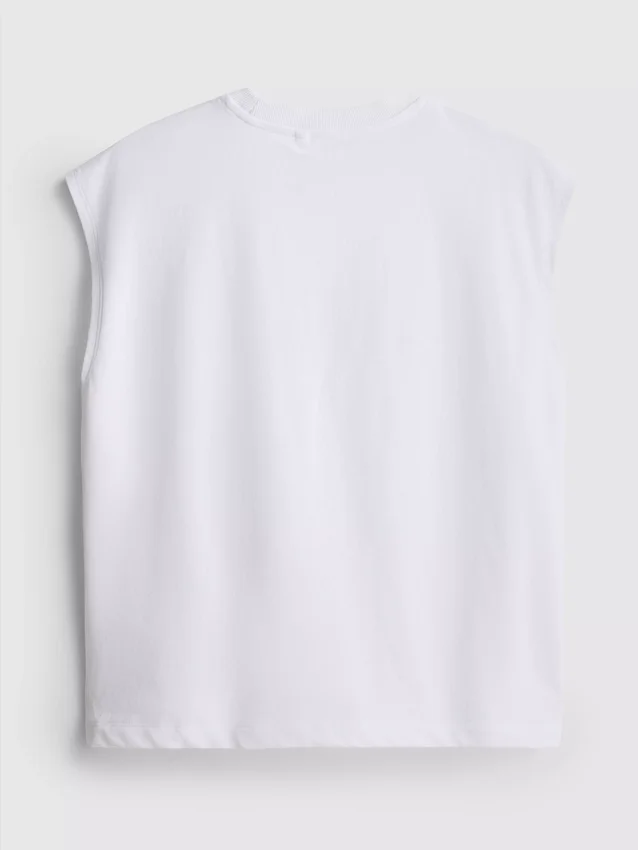 7-15 anos | camisola sem mangas desportiva