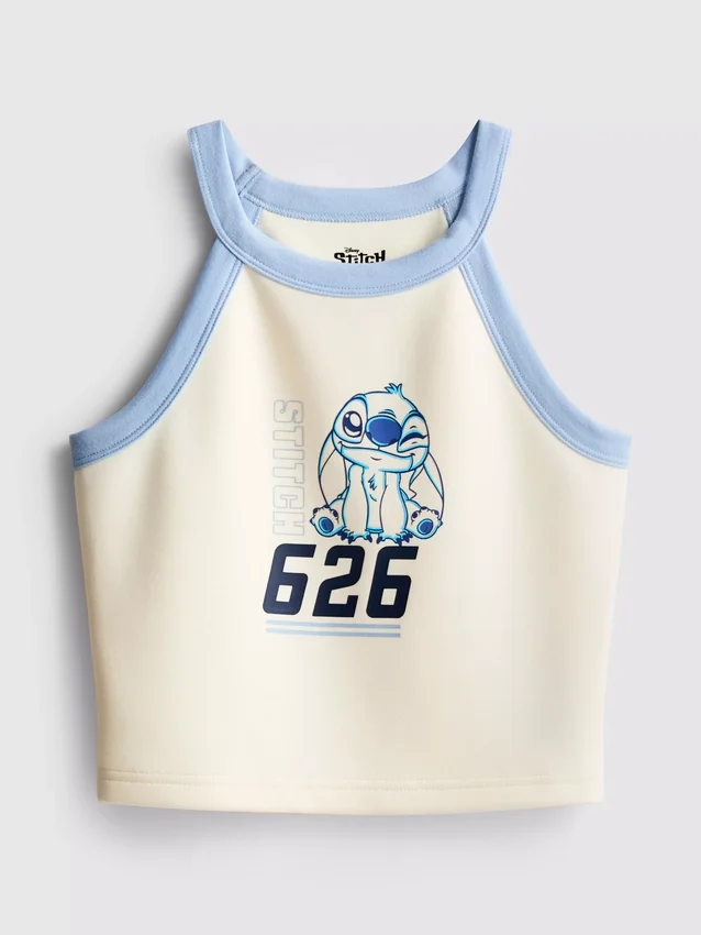 7-15 anos | Camisola sem mangas do Stitch da Disney