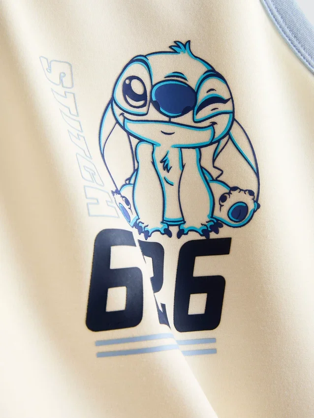 7-15 anos | Camisola sem mangas do Stitch da Disney