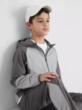 7-15 anos | casaco desportivo com fecho de correr