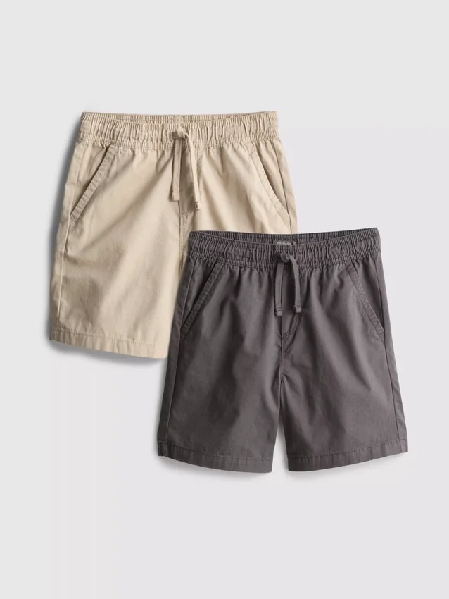 7-15 anos | Conjunto de 2 calções com cordão