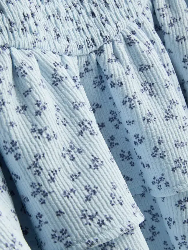 7-15 anos | conjunto de blusa e saia Rara