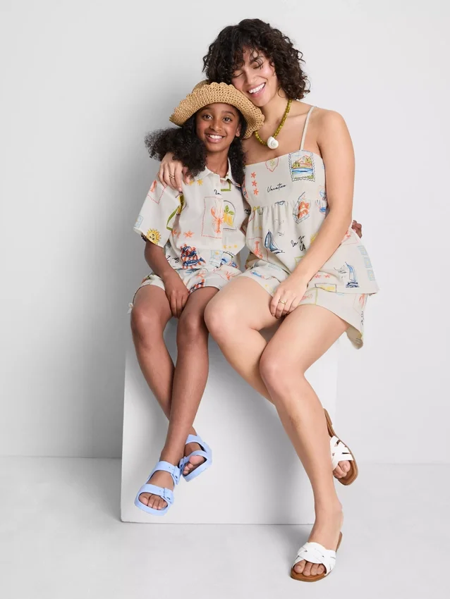 7-15 anos | Conjunto de camisa com detalhe de gravata e calções