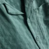 7-15 anos | Conjunto de camisa de manga curta com botões e calções em tecido texturado