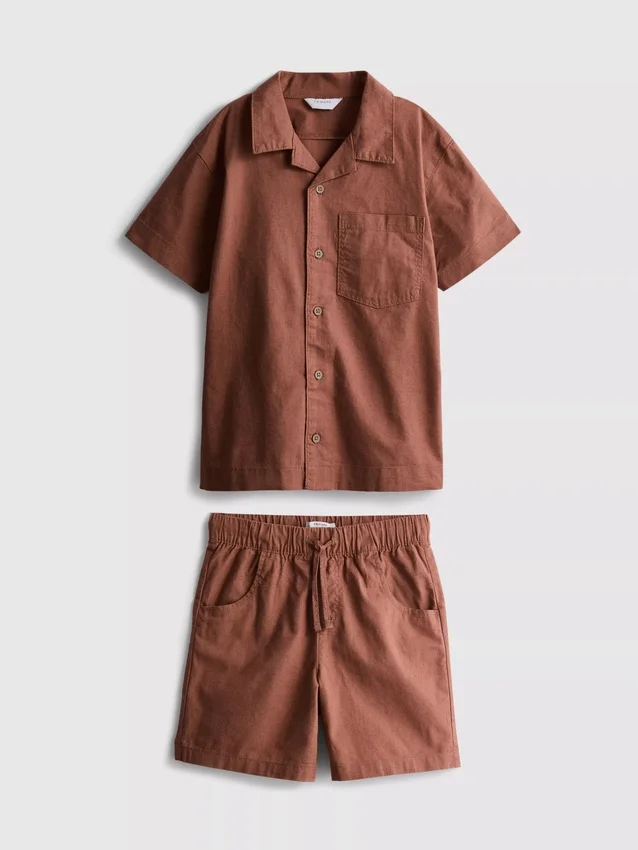 7-15 anos | Conjunto de camisas e calções