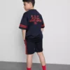 7-15 anos | Conjunto de camisas e calções em malha desportiva